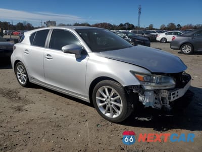 Czwarte zdjęcie samochodu z boku: 2012 LEXUS CT 200 VIN:JTHKD5BH7C2108412 - miniatura