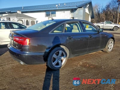 Trzecie zdjęcie samochodu z tyłu: 2012 AUDI A6 PREMIUM PLUS VIN:WAUGGAFC2CN150925 - miniatura