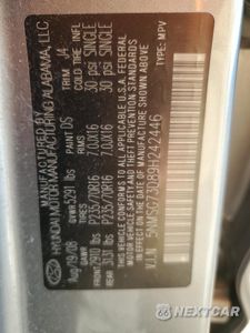 Zdjęcie 14 z 15 samochodu: 2009 HYUNDAI SANTA FE GLS VIN:5NMSG73D89H242446 - miniatura