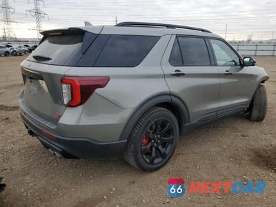 Trzecie zdjęcie samochodu z tyłu: 2020 FORD EXPLORER ST VIN:1FM5K8GC4LGB61604 - miniatura