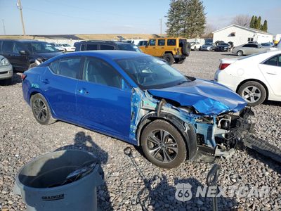 Czwarte zdjęcie samochodu z boku: 2023 NISSAN SENTRA SV VIN:3N1AB8CV6PY226079 - miniatura