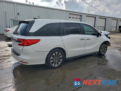 Trzecie zdjęcie samochodu z tyłu: 2022 HONDA ODYSSEY EXL VIN:5FNRL6H74NB036205 - miniatura