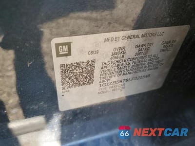 Zdjęcie 12 z 12 samochodu: 2020 CHEVROLET MALIBU LS VIN:1G1ZB5ST8LF021548 - miniatura