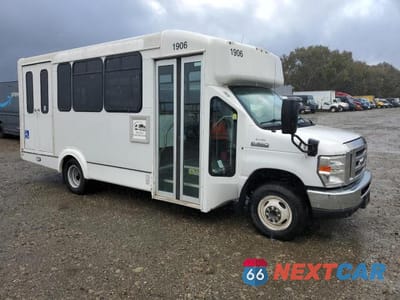 2019 FORD ECONOLINE E-350 - WHEELCHAIR SHUTTLE BUS *** PRIOR FLEET *** 1FDEE3FS1KDC00958 - główne zdjęcie licytacji z USA - miniatura