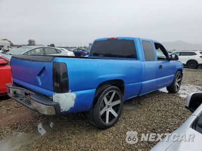 Trzecie zdjęcie samochodu z tyłu: 2001 GMC NEW SIERRA C1500 VIN:1GTEC19V51Z146067 - miniatura
