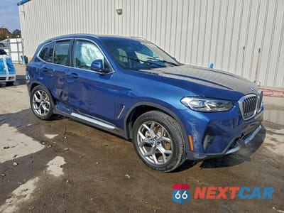 Czwarte zdjęcie samochodu z boku: 2022 BMW X3 XDRIVE30I VIN:WBX57DP0XNN176646 - miniatura