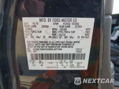 Zdjęcie 13 z 15 samochodu: 2011 MERCURY MARINER PREMIER VIN:4M2CN8HGXBKJ07394 - miniatura