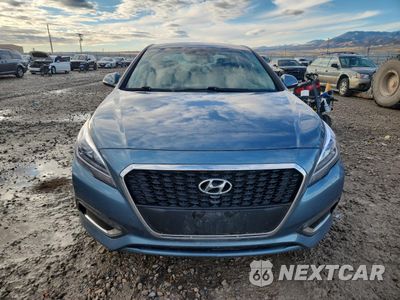 Piąte zdjęcie samochodu w środku: 2016 HYUNDAI SONATA HYBRID VIN:KMHE24L10GA037609 - miniatura