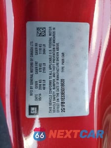 Zdjęcie 12 z 12 samochodu: 2014 CHEV CAMARO LT VIN:2G1FB1E33E9318620 - miniatura