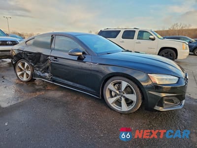 Czwarte zdjęcie samochodu z boku: 2020 AUDI A5 PREMIUM PLUS VIN:WAUCNCF57LA003508 - miniatura