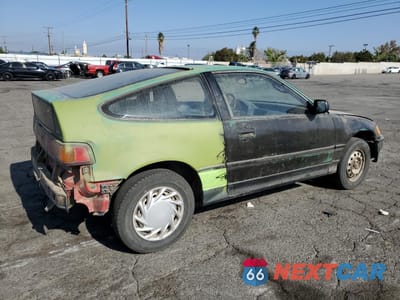 Trzecie zdjęcie samochodu z tyłu: 1990 HONDA CIVIC CRX 1.5 HF VIN:JHMED8361LS021181 - miniatura