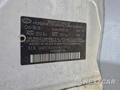 Zdjęcie 12 z 12 samochodu: 2017 HYUNDAI SONATA SPORT VIN:5NPE34ABXHH519933 - miniatura