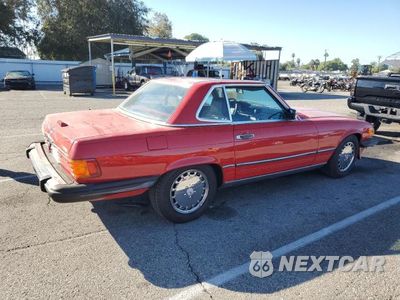 Trzecie zdjęcie samochodu z tyłu: 1987 MERCEDES-BENZ 560 SL VIN:WDBBA48D7HA057689 - miniatura