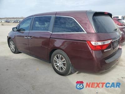 Drugie zdjęcie samochodu z przodu: 2013 HONDA ODYSSEY EXL VIN:5FNRL5H66DB011466 - miniatura