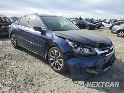 Czwarte zdjęcie samochodu z boku: 2015 HONDA ACCORD SPORT VIN:1HGCR2F59FA154065 - miniatura