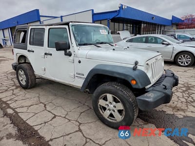 Czwarte zdjęcie samochodu z boku: 2015 JEEP WRANGLER UNLIMITED SPORT VIN:1C4BJWDG6FL749957 - miniatura