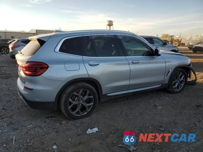 Trzecie zdjęcie samochodu z tyłu: 2021 BMW X3 XDRIVE30I VIN:5UXTY5C01M9E85315 - miniatura