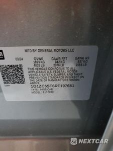 Zdjęcie 13 z 14 samochodu: 2024 CHEVROLET MALIBU LS VIN:1G1ZC5ST6RF197651 - miniatura