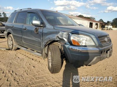 Czwarte zdjęcie samochodu z boku: 2005 HONDA PILOT EXL VIN:2HKYF18745H549896 - miniatura