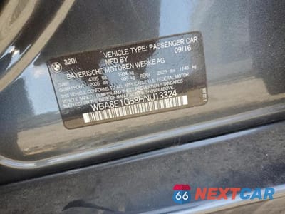 Zdjęcie 12 z 12 samochodu: 2017 BMW 320 I VIN:WBA8E1G58HNU13324 - miniatura