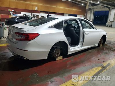 Trzecie zdjęcie samochodu z tyłu: 2021 HONDA ACCORD SPORT VIN:1HGCV1F31MA081291 - miniatura