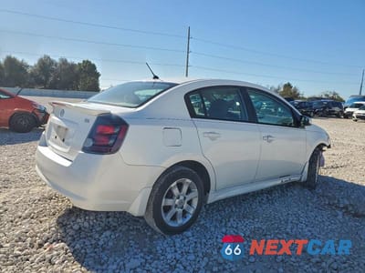 Trzecie zdjęcie samochodu z tyłu: 2010 NISSAN SENTRA 2.0 VIN:3N1AB6AP3AL708876 - miniatura