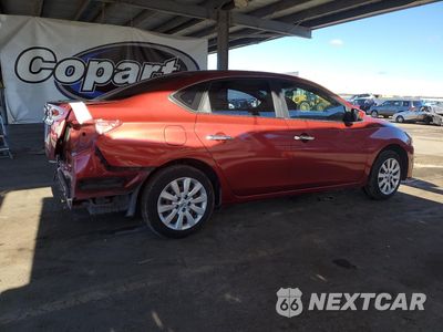 Trzecie zdjęcie samochodu z tyłu: 2015 NISSAN SENTRA S VIN:3N1AB7AP4FY334245 - miniatura