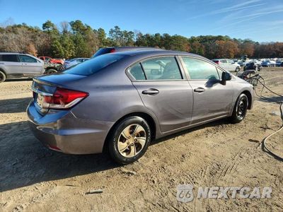 Trzecie zdjęcie samochodu z tyłu: 2015 HONDA CIVIC LX VIN:19XFB2F55FE232421 - miniatura