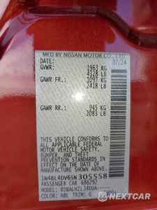 Zdjęcie 12 z 12 samochodu: 2025 NISSAN ALTIMA SV VIN:1N4BL4DV6SN305558 - miniatura