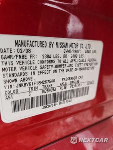Zdjęcie 12 z 12 samochodu: 2008 INFINITI G35 VIN:JNKBV61F18M267540 - miniatura