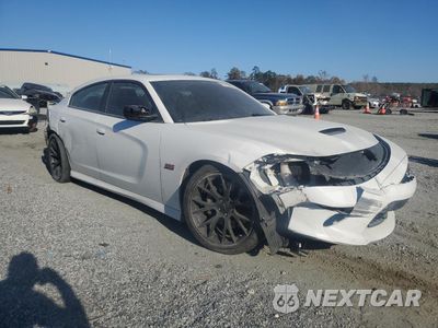 Czwarte zdjęcie samochodu z boku: 2019 DODGE CHARGER SCAT PACK VIN:2C3CDXGJ9KH519141 - miniatura