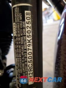 Zdjęcie 9 z 9 samochodu: 2009 HONDA VT750 C VIN:JH2RC50079K502508 - miniatura