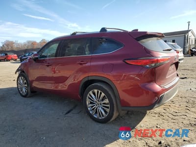 Drugie zdjęcie samochodu z przodu: 2023 TOYOTA HIGHLANDER HYBRID LIMITED VIN:5TDEBRCH3PS114099 - miniatura