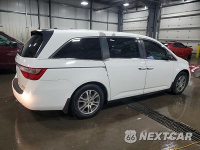 Trzecie zdjęcie samochodu z tyłu: 2011 HONDA ODYSSEY EXL VIN:5FNRL5H61BB029113 - miniatura