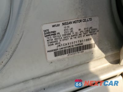 Zdjęcie 13 z 15 samochodu: 2001 NISSAN MAXIMA GXE VIN:JN1CA31D71T611868 - miniatura