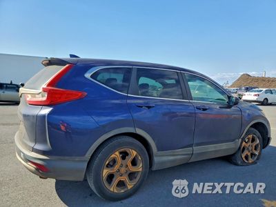 Trzecie zdjęcie samochodu z tyłu: 2018 HONDA CR-V EX VIN:7FARW1H55JE013314 - miniatura