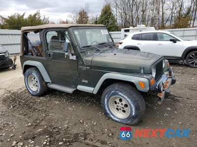 Czwarte zdjęcie samochodu z boku: 1998 JEEP WRANGLER / TJ SPORT VIN:1J4FY19S3WP758048 - miniatura