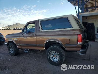 Drugie zdjęcie samochodu z przodu: 1989 FORD BRONCO U100 VIN:1FMEU15N5KLA05700 - miniatura
