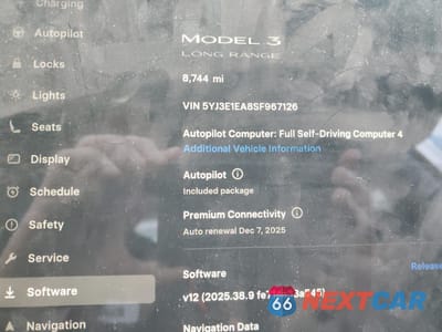 Zdjęcie 9 z 14 samochodu: 2025 TESLA MODEL 3 VIN:5YJ3E1EA8SF967126 - miniatura