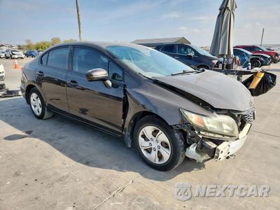 Czwarte zdjęcie samochodu z boku: 2014 HONDA CIVIC LX VIN:2HGFB2F53EH548341 - miniatura