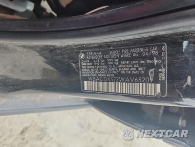Zdjęcie 12 z 12 samochodu: 1998 BMW 328 I AUTOMATIC VIN:WBACD4322WAV65209 - miniatura