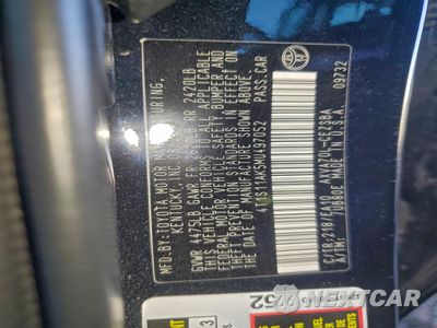 Zdjęcie 12 z 12 samochodu: 2021 TOYOTA CAMRY NIGHT SHADE VIN:4T1S11AK5MU497052 - miniatura