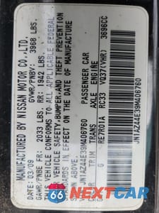 Zdjęcie 12 z 12 samochodu: 2009 NISSAN 370Z VIN:JN1AZ44E39M406760 - miniatura