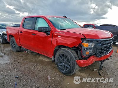 Czwarte zdjęcie samochodu z boku: 2024 CHEVROLET SILVERADO C1500 CUSTOM VIN:3GCPABEK0RG190876 - miniatura