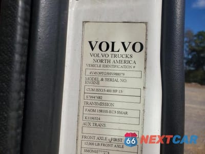 Zdjęcie 10 z 10 samochodu: 2017 VOLVO VNL SEMI TRUCK VIN:4V4N39TG5HN988079 - miniatura