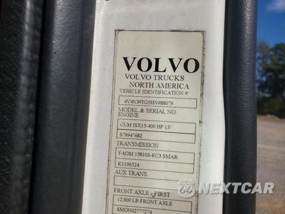 Zdjęcie 10 z 10 samochodu: 2017 VOLVO VNL SEMI TRUCK VIN:4V4N39TG5HN988079 - miniatura