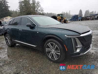 Czwarte zdjęcie samochodu z boku: 2024 CADILLAC LYRIQ LUXURY VIN:1GYKPSRL3RZ127910 - miniatura