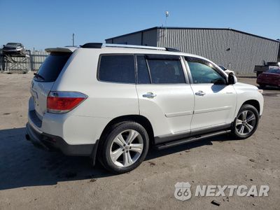 Trzecie zdjęcie samochodu z tyłu: 2012 TOYOTA HIGHLANDER LIMITED VIN:5TDDK3EH1CS172440 - miniatura