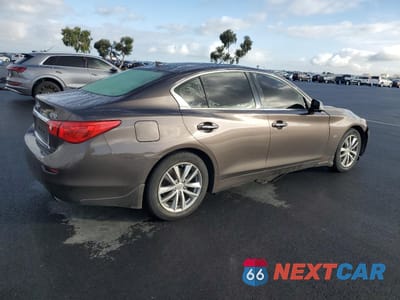 Trzecie zdjęcie samochodu z tyłu: 2016 INFINITI Q50 PREMIUM VIN:JN1EV7AP6GM305939 - miniatura