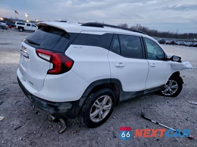 Trzecie zdjęcie samochodu z tyłu: 2022 GMC TERRAIN SLE VIN:3GKALTEV2NL138333 - miniatura